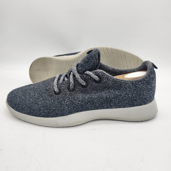 Allbirds Merino Wool Runners Shoes Mens Size 10 Lace Up Sneakers Natural Gray - Picture 4 of 15